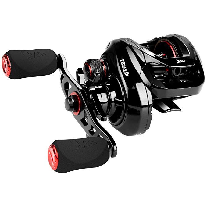 KastKing Royale Legend II Baitcasting Reel, New Compact Design Fishing Reel, Cross-Fire 8 Magnet Braking System, Available in 5.4:1 and 7.2:1 Gear Ratios