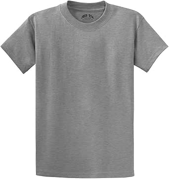 Joe's USA Men's Short Sleeve Cotton T-Shirts in 50 Colors and Sizes S-6XL