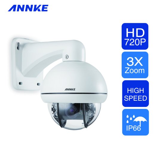 Annke 720P 1/4" APTINA CMOS AHD CCTV Camera with Super PTZ rotation function,IP66 Weatherproof Metal Housing.