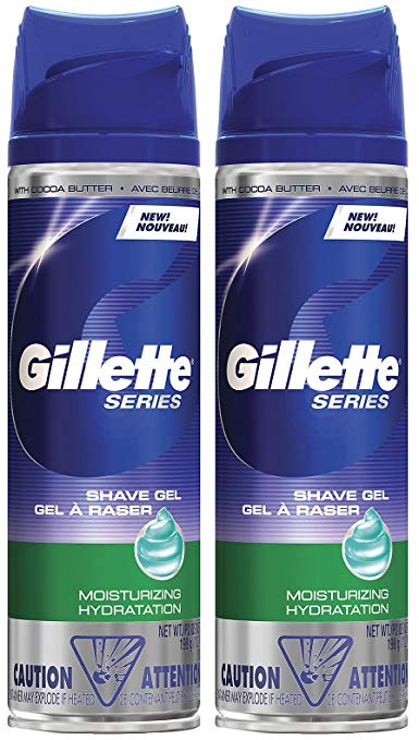 Gillette Series Ultra Moisturizing Shaving Gel - 7 oz - 2 pk