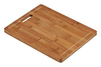 Premier Housewares Chopping Board with Handle, 34 x 26 cm - Bamboo