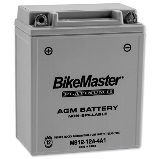 BikeMaster AGM Platinum II Battery MS12-12A-4A1