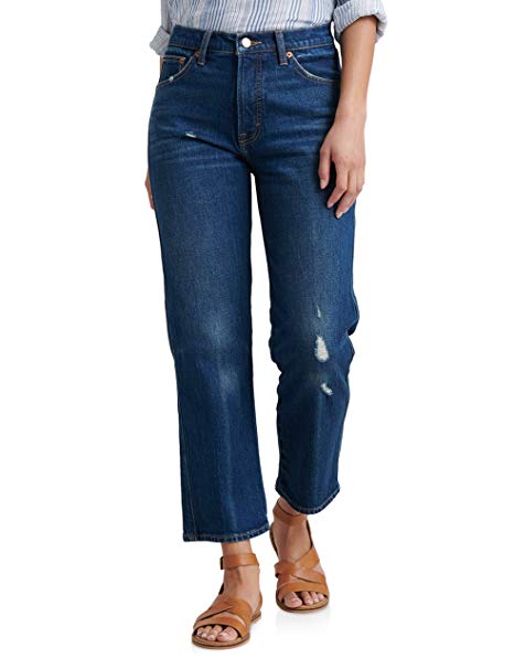 Lucky Brand Women's Mid Rise Authentic Straight Crop Jean