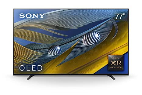 Sony Bravia 195 cm (77 inches) XR series 4K Ultra HD Smart OLED Google TV XR-77A80J (Black) (2021 Model) | with Alexa Compatibility