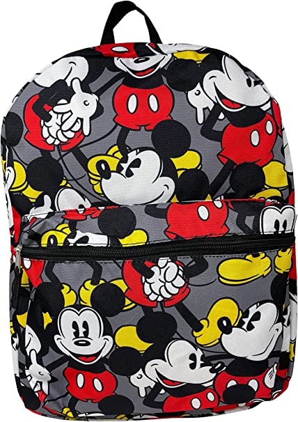 Mickey Mouse 16" Backpack with all over Print- KMAL