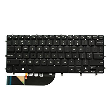Replacement Keyboard for Dell XPS 13-9343 13D-9343 13-9350 Laptop Backlight No Frame