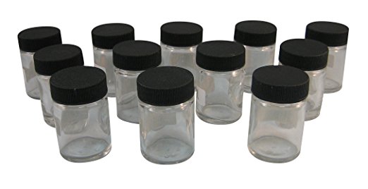 Badger Air-Brush Co. 50-0052B 3/4-Ounce Jar and Cover, Box of 12