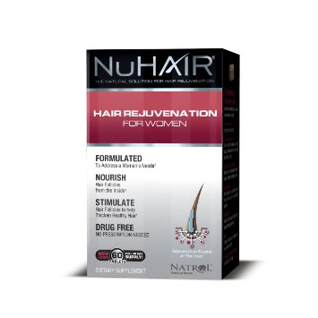 NuHair Hair Regrowth Tablets for Women 60 Tablets