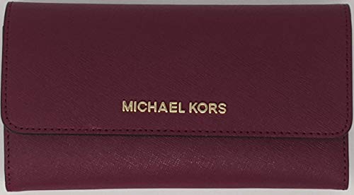 Michael Kors Women's Jet Set Travel Large Trifold Wallet