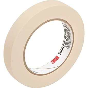 3M Masking Tape, 0.75 in x 60 yds, White