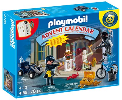 PLAYMOBIL Advent Calendar Police with Cool Additional Surprises