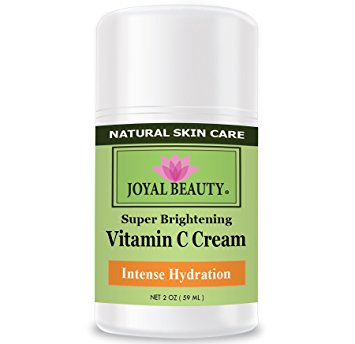 Best Vitamin C Cream by Joyal Beauty-Rich in Vitamins C, E, A, B5. Herbal Skin Healer for Dry Patch, Wrinkles, Acne, Eczema. Best Intense Hydration Moisturizer to Nourish and Soften Your Skin.