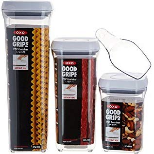 OXO Good Grips 3 Piece Pop Container Set with Scoop