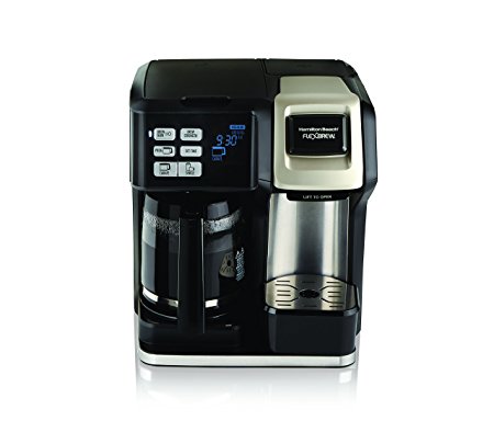 Hamilton Beach 49950C Flexbrew 2-Way Brewer Programmable Coffee Maker, Black