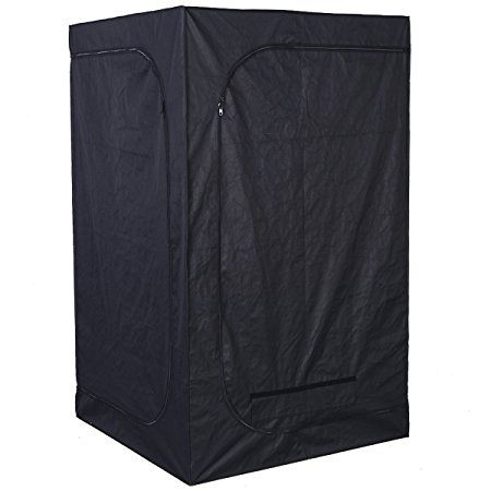 Giantex Indoor Grow Tent Room Reflective Mylar Hydroponic Non Toxic Clone Hut 6 Size (48''X48''X78'')