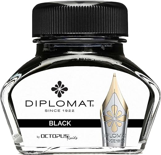 Diplomat Black Ink Bottle 30ml
