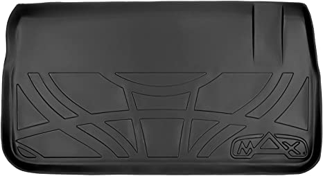 MAXLINER All Weather Cargo Liner Floor Mat Behind 3rd Row Seat Black for 2008-2018 Grand Caravan/Town Country