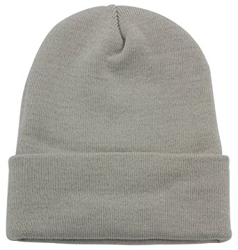 Cuffed Plain Beanie Skull Cap | Winter Unisex Knit Hat Toboggan For Men & Women | Unique & Timeless Clothing Accessories By Top Level