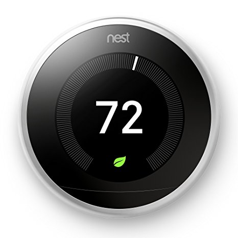 Nest Smart Thermostat 3rd Generation Universal Programmable Wifi, White -T3017US