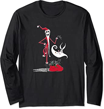 Disney Nightmare Before Christmas Holiday Jack & Zero Long Sleeve T-Shirt