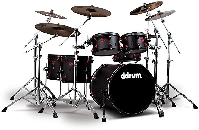ddrum HYBRID6BLKRED Electronic Drum Set Natural