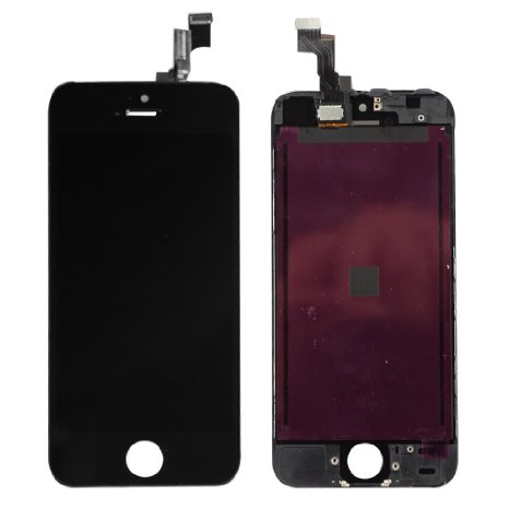 Touch Screen digitizer and LCD Display Repair Replacement for iPhone 5S with Tools Black