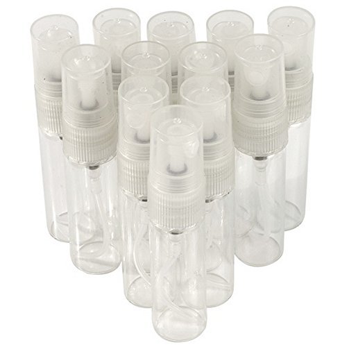 5ml Mini Amazing Glass Refillable Empty Perfume Tube Atomizer Pump Bottles Bottle Spray Sprayer for Travel or Gifts (12)