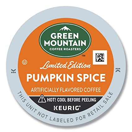 Green Mountain Coffee Pumpkin Spice, Limited Edition, Flavored, Light Roast Coffee, 24 Count