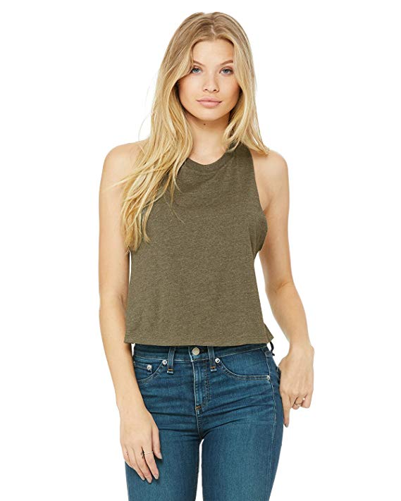 Bella Canvas 6682 Women's Racerback Cropped Tank