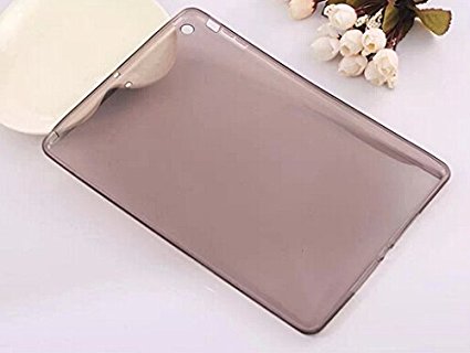Bluenet Clear Soft TPU Gel Rubber Skin Case for ipad mini/mini2 (Gray)