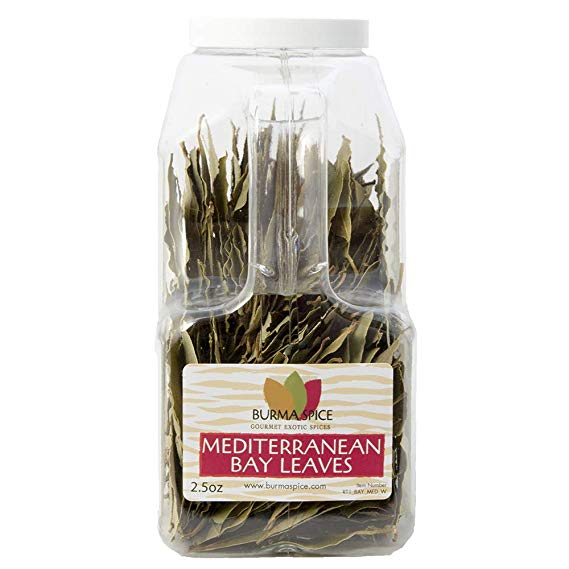 Mediterranean Bay Leaves | Aromatic Herb | Ideal for Aromatizing Rice, Pasta, Meat and Fish 2.5 oz.