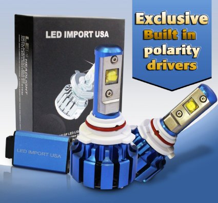 LED import USA led CREE Headlight Bulbs Kit H7 pure white 6000k 60w 7200LM 2 Yr Warranty