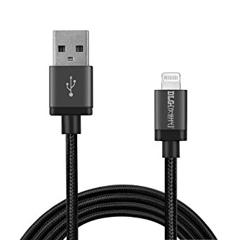 [Apple MFi certified] DLG 3.3Ft Durable Nylon Braided Charging Cable Apple 8pin Lightning to USB Charging Cord