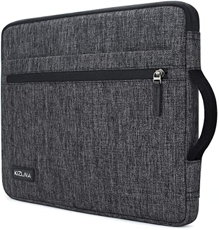 KIZUNA Laptop Sleeve 11 Inch Water-Resistant Computer Case Hand Bag for 12.9" iPad Pro 2020/12.4" Surface Laptop Go/12.3" Surface Pro 7/13" Surface Pro X/13.4" DELL XPS 13/MateBook 13/Samsung, Grey