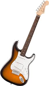 Fender Squier Debut Series Stratocaster Electric Guitar, Beginner Guitar, with 2-Year Warranty, 2-Color Sunburst