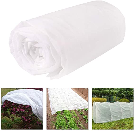 YBB Plant Covers Blanket Freeze Protection, 1oz Garden Floating Row Cover Fabric Blankets for Cold Winter Frost Protection (6.6 x 16.4 Ft)