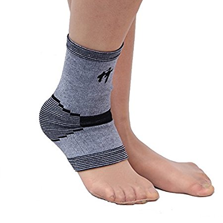Zelta Foot Sleeves Compression Plantar Fasciitis Compression Heel Arch Support/ Ankle Sock Brace For Men & Women, 1 Pair