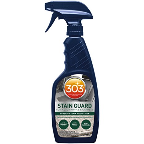 303 (30676) Fabric Protector and Stain Guard for Auto Interior Fabrics, Carpets and Floor Mats, 16 fl. oz.