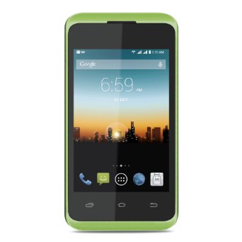 POSH Orion Mini S350a - 35quot 4G Android 44 Kit Kat Dual-core 512MB 5MP Camera Dual Sim Smartphone Green