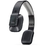 GOgroove BlueVIBE DLX Hi-Def Over-Ear Bluetooth Headphones - Ultra Premium Black