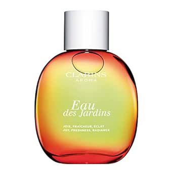 Clarins Eau des Jardins Fragrance | Hydrates, Soothes and Perfumes Skin | Gentle and Non-Photosensitizing Formula | All Skin Types | 3.3 Fluid Ounces