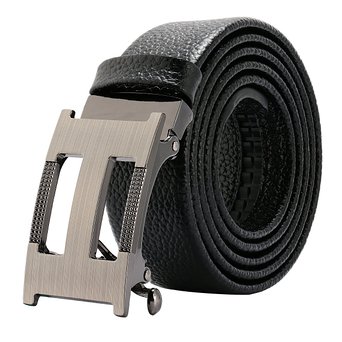 Belt for Men 100% Genuince Leather Ratchet Belt（Belt size: 40-44）[Trimmed to fit]