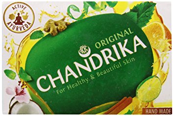 Chandrika Ayurvedic Soap 2.64-Ounce Unit  (Pack of 12)