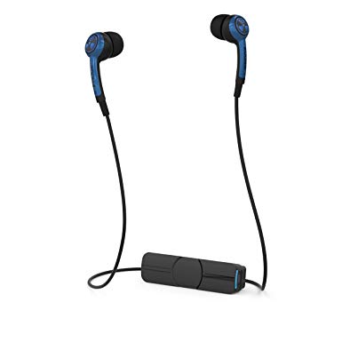 iFrogz Plugz Wireless Bluetooth Earbuds, in-Ear Earbud Headphones 9mm Drivers Sweat-Resistant Design, Blue (Non-Retail Packaging)