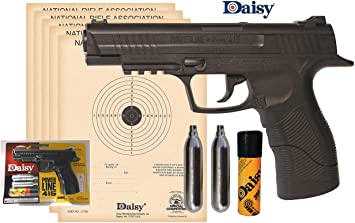 Daisy Powerline 415 Pistol Kit CO2 (2) CO2 (5) Targets (350) BBS