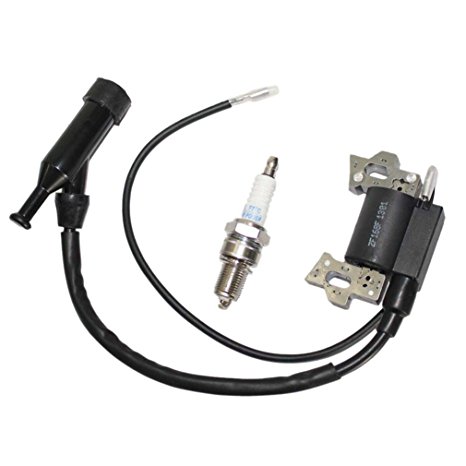 New Pack of Ignition Coil   Spark Plug for Honda Gx110 Gx120 Gx140 Gx160 Gx200 5.5hp 6.5hp Generator Lawn Mover