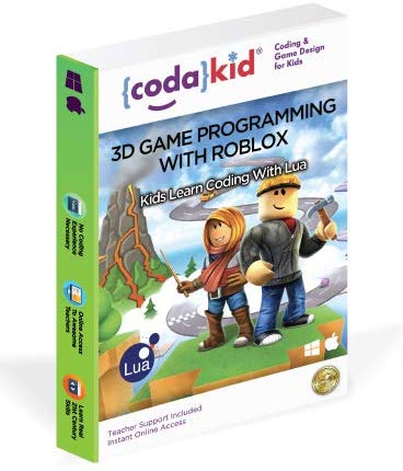 Roblox Coding, Award-Winning, Coding for Kids, Ages 8  with Online Mentoring Assistance, Learn Computer Programming and Code for Fun Games with Lua and Video Game Programming Software (PC & Mac)