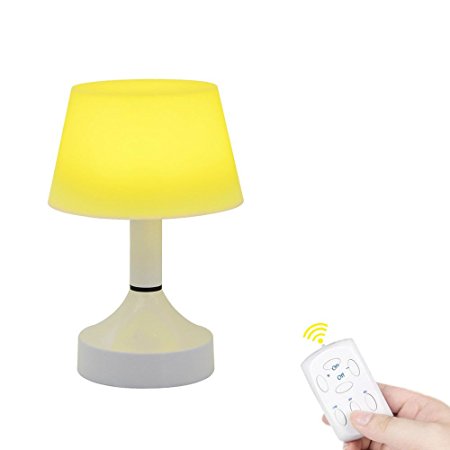 Portable LED Lamp Cute Space Energy Saving  Desk Lamp Table USB Rechargeable Baby Nursery Night Light for Kids Bedside Home Rooms with Remote Timer Dimmable Warm White Light
