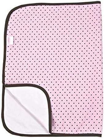 Kushies Deluxe Flannel Change Pad, Pink with Brown Dots (Discontinued by Manufacturer)