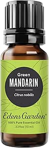 Edens Garden Mandarin- Green Essential Oil, 100% Pure Therapeutic Grade (Undiluted Natural/Homeopathic Aromatherapy Scented Essential Oil Singles) 10 ml